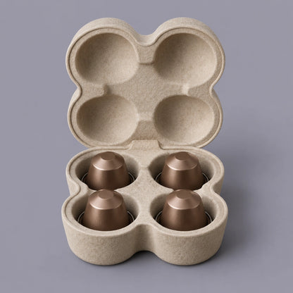 Compostable Coffee Molded Pulp Packaging Box