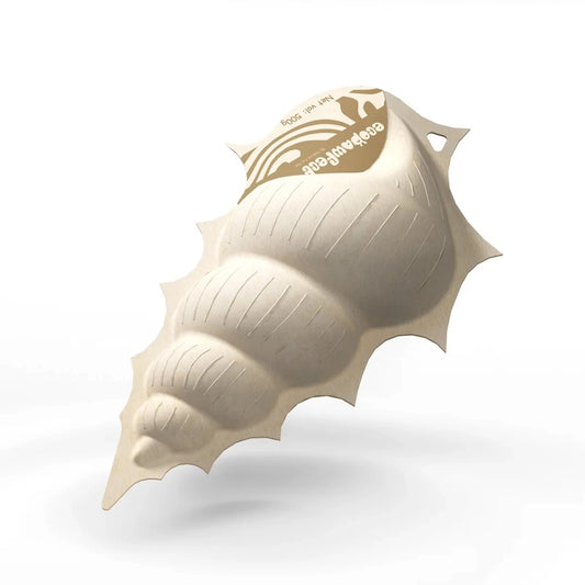 Special Conch Shaped Molded Pulp Pet Food Packaging