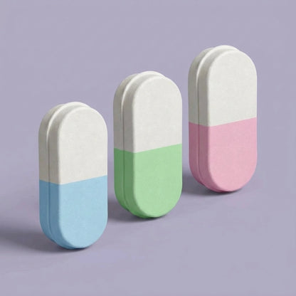 Natural Fish Oil Softgel Capsule-Shaped Molded Pulp Packaging