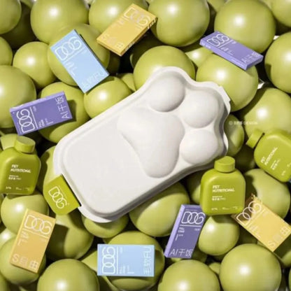 Dog Paw shaped Pet Health Supplement Box