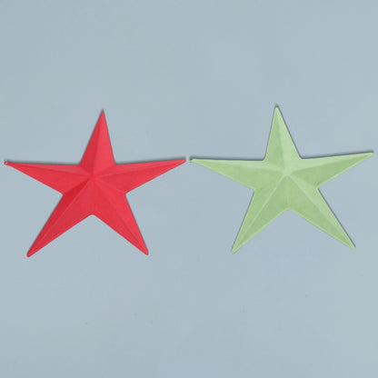Dyed Five-Pointed Star Craft Paper Tray
