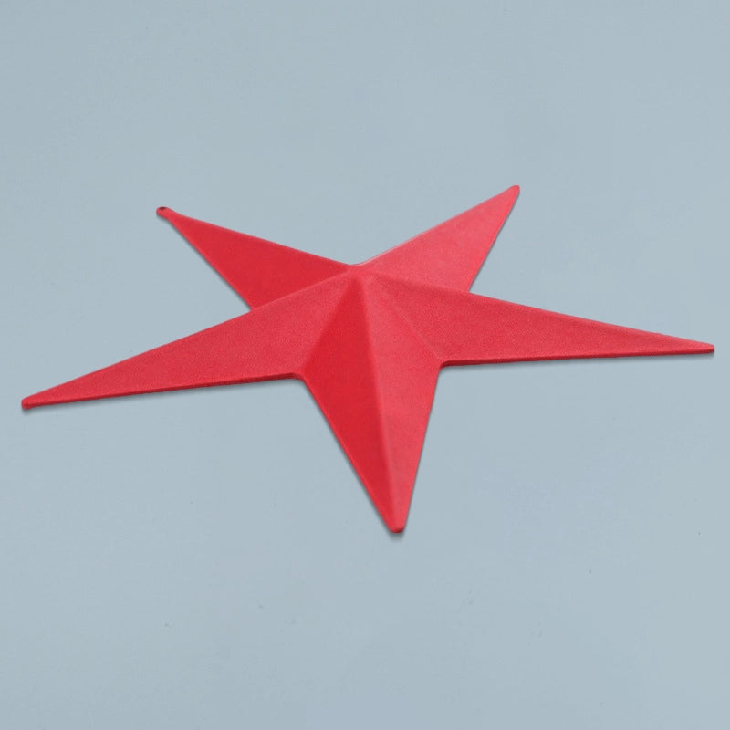 Dyed Five-Pointed Star Craft Paper Tray