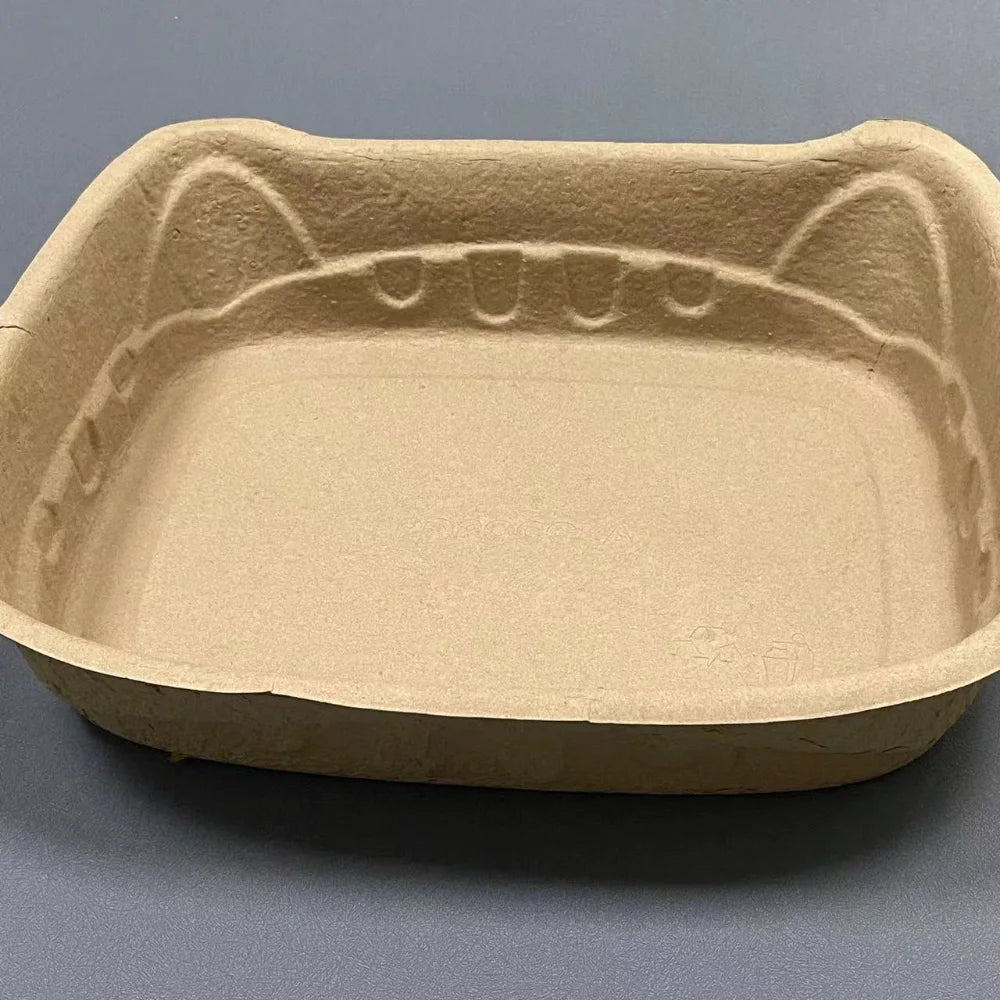 Biodegradable Molded Pulp Cat Litter Tray
