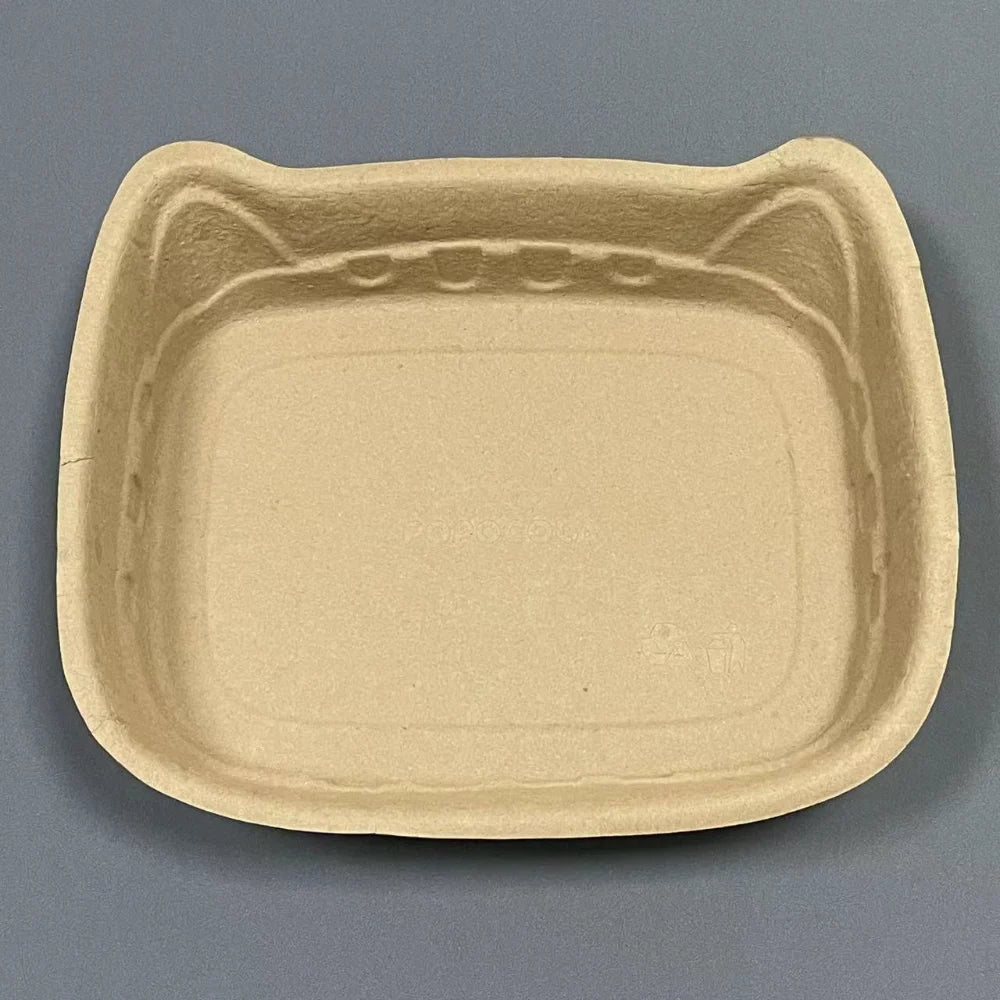 Biodegradable Molded Pulp Cat Litter Tray
