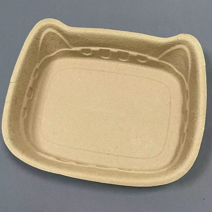 Biodegradable Molded Pulp Cat Litter Tray