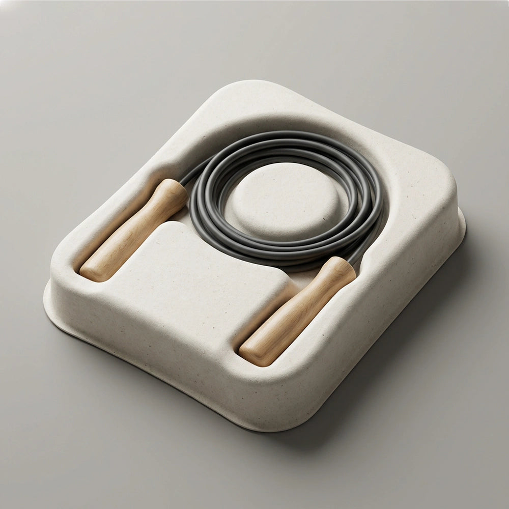 Molded Pulp Biodegradable Jump Rope Packaging Box
