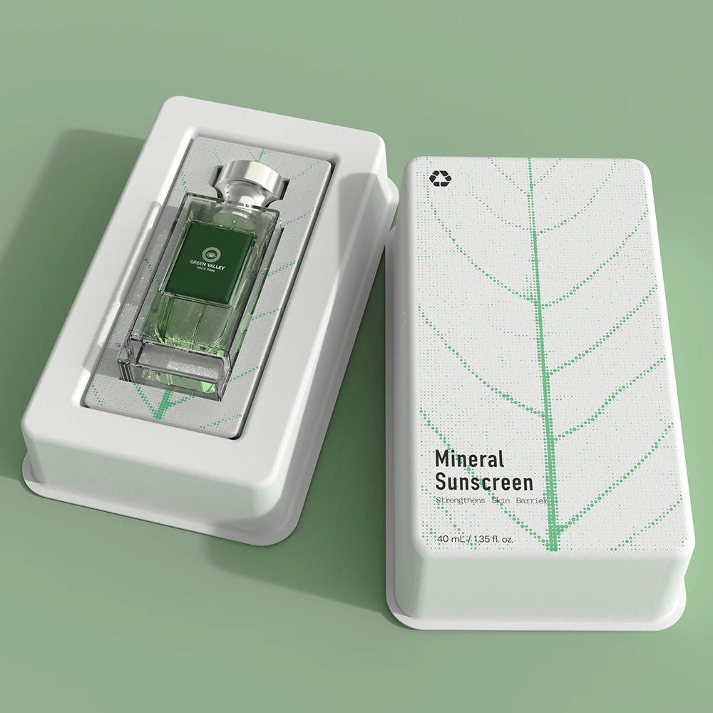 Bulk Factory Leaf Vein Print Stock Mold Perfume Box