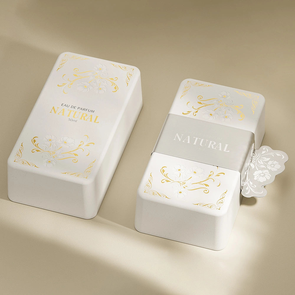 Golden Foil Stamping Luxury Perfume Box with Sleeve