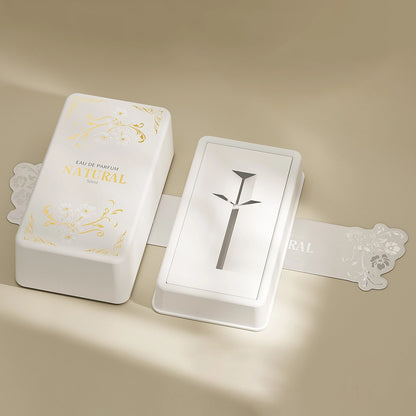 Golden Foil Stamping Luxury Perfume Box with Sleeve