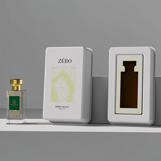 Green Geometric Stock Mold Perfume Box Manufacturers