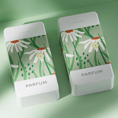 Botanical Illustration Design Sustainable Perfume Box