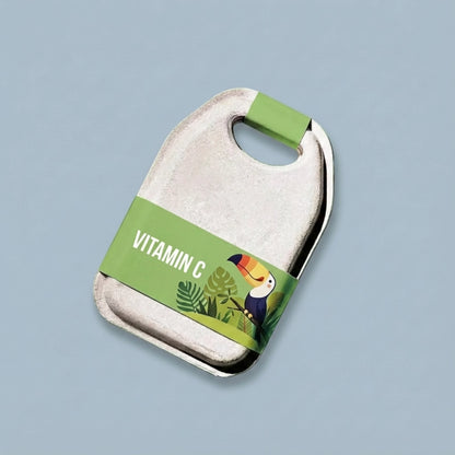 Molded Pulp Box for Children's Vitamin C Gummies