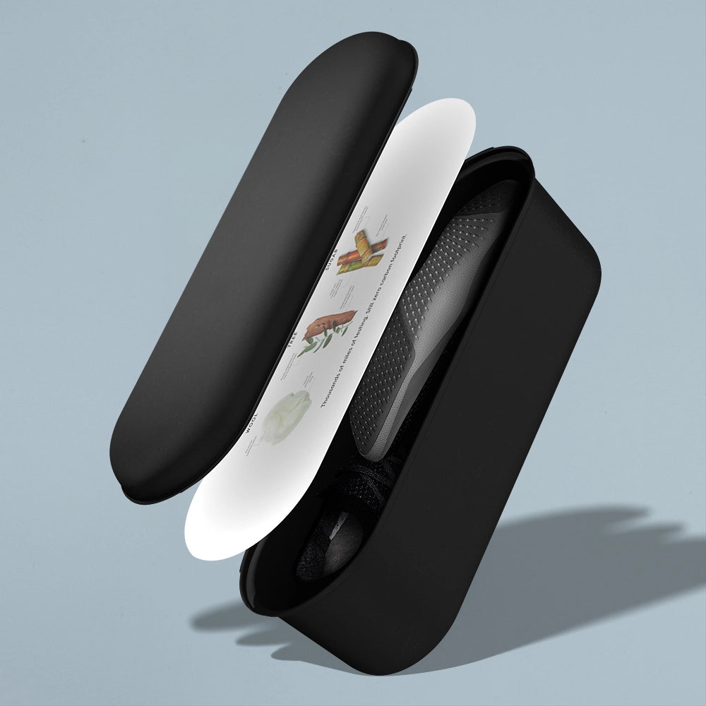 Black Molded Pulp Biodegradable Shoes Packaging - Otarapack