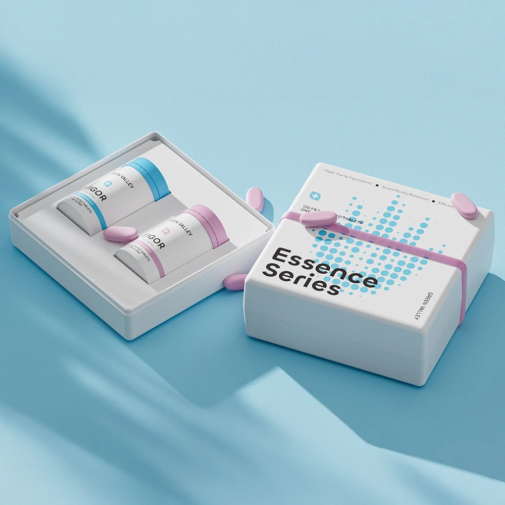 Blue Dotted Sustainable Supplement Packaging - Otarapack