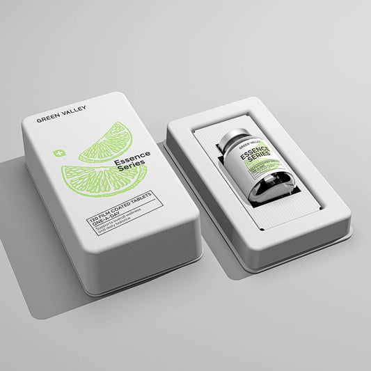 Biodegradable Yellow Blue Pulp Supplement Packaging - Otarapack