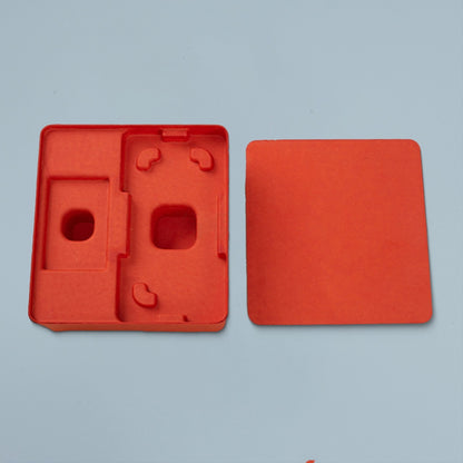 Orange Lunar Textured Electronic Box