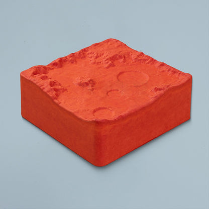 Orange Lunar Textured Electronic Box