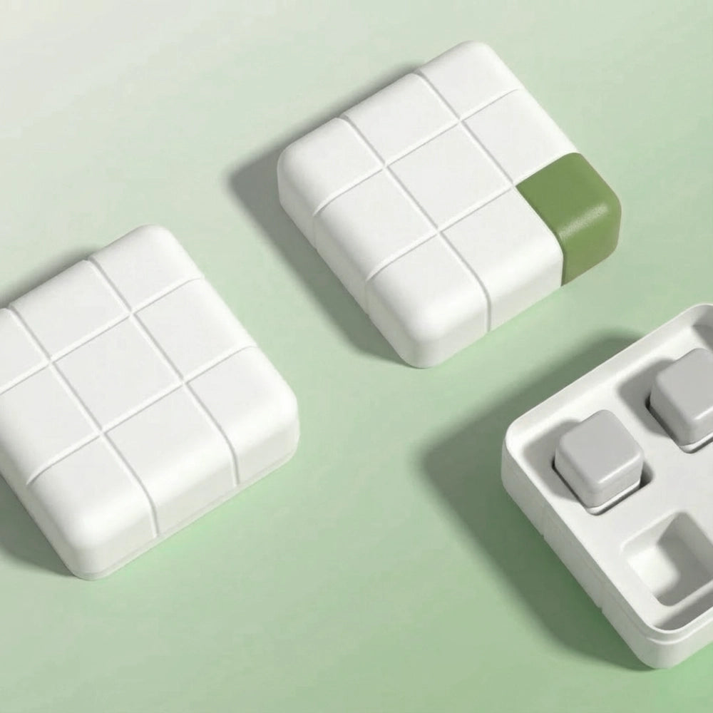 Cube-Shaped Beauty Supplement Eco Packaging
