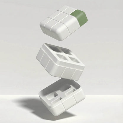 Cube-Shaped Beauty Supplement Eco Packaging