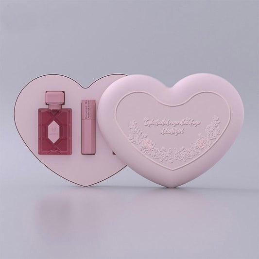Heart Shape Eco-friendly Cosmetic Perfume Packaging Boxes