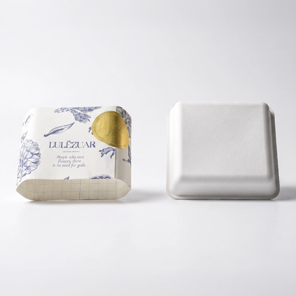 Navy Floral Eco Friendly Perfume Box