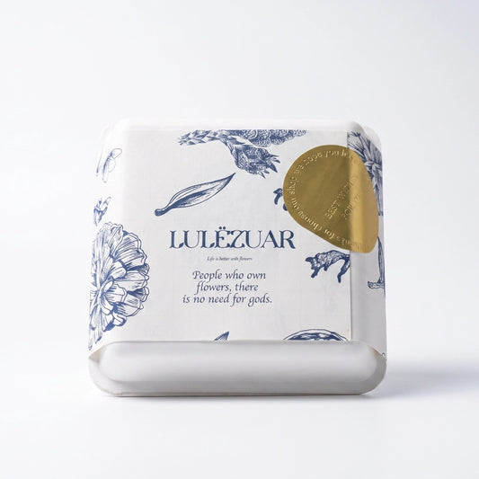 Navy Floral Eco Friendly Perfume Box
