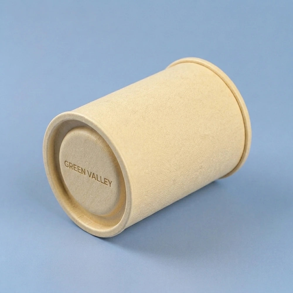 Molded Pulp Biodegradable Round Box Lid