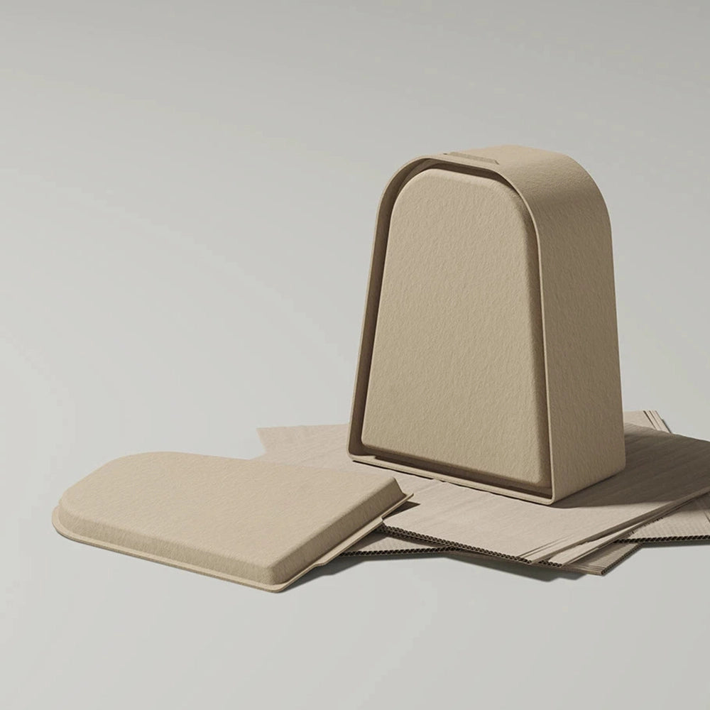 Wood Color Pulp Biodegradable Cleaning Products Packaging - Otarapack