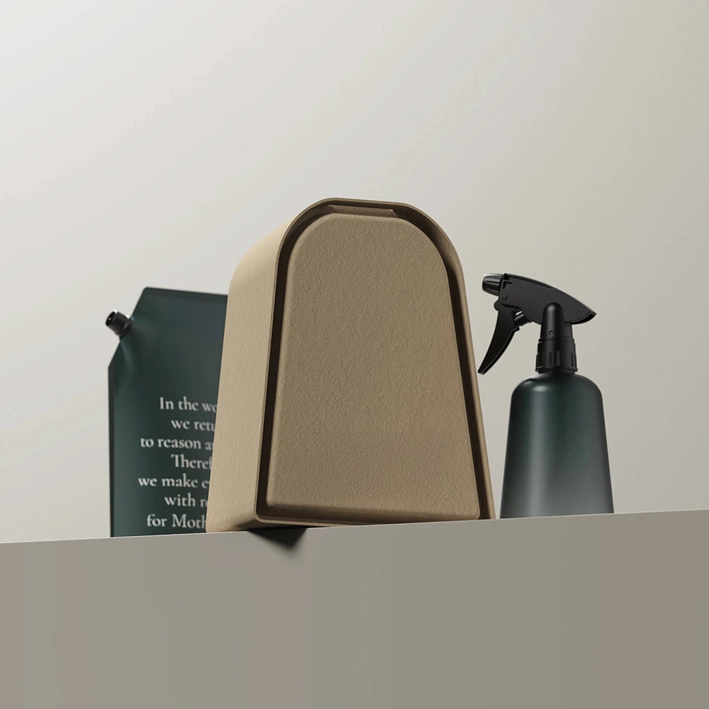 Wood Color Pulp Biodegradable Cleaning Products Packaging - Otarapack