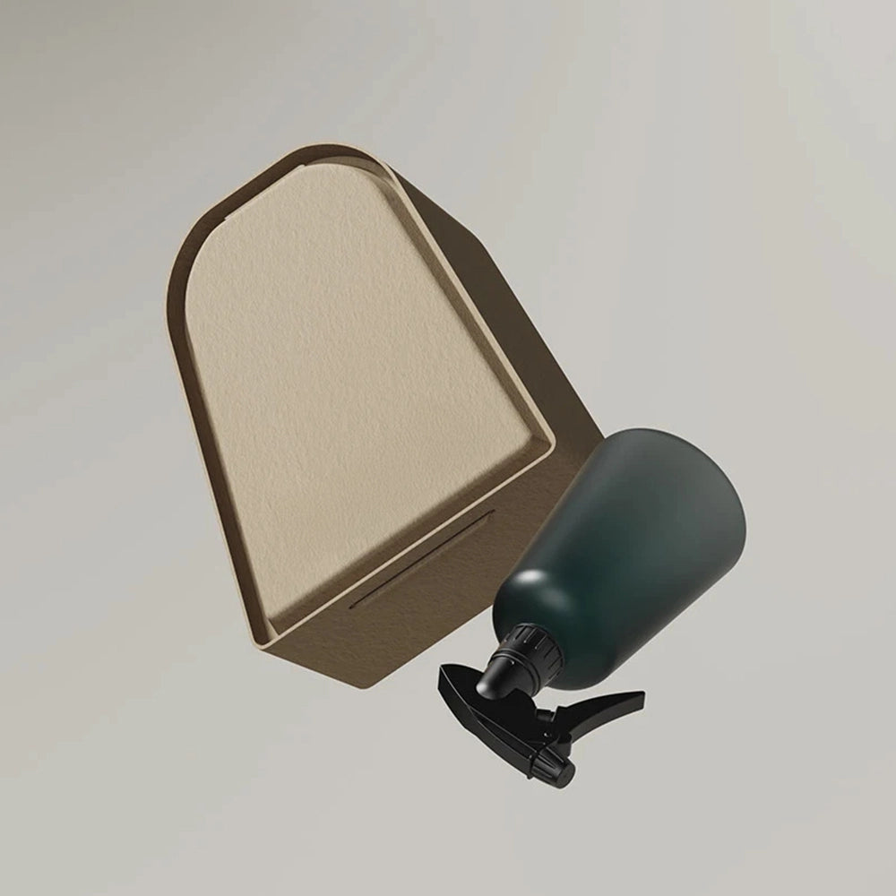 Wood Color Pulp Biodegradable Cleaning Products Packaging - Otarapack