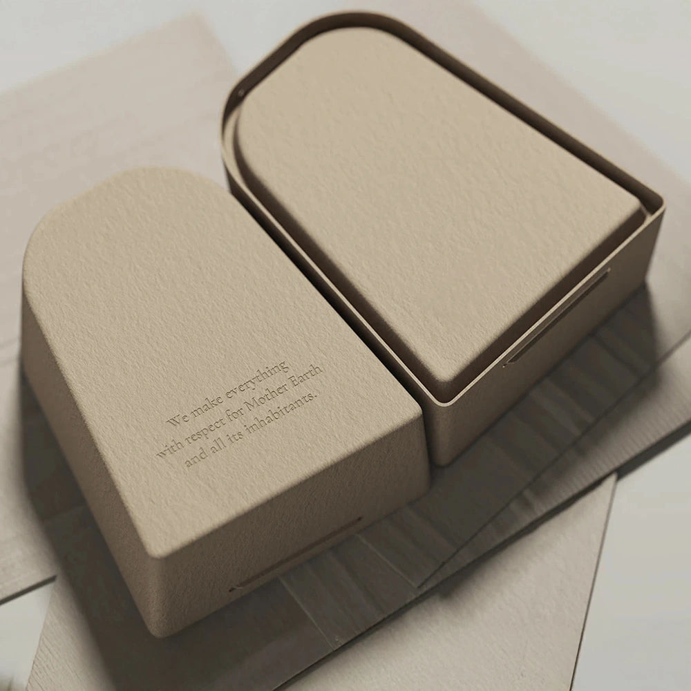 Wood Color Pulp Biodegradable Cleaning Products Packaging - Otarapack