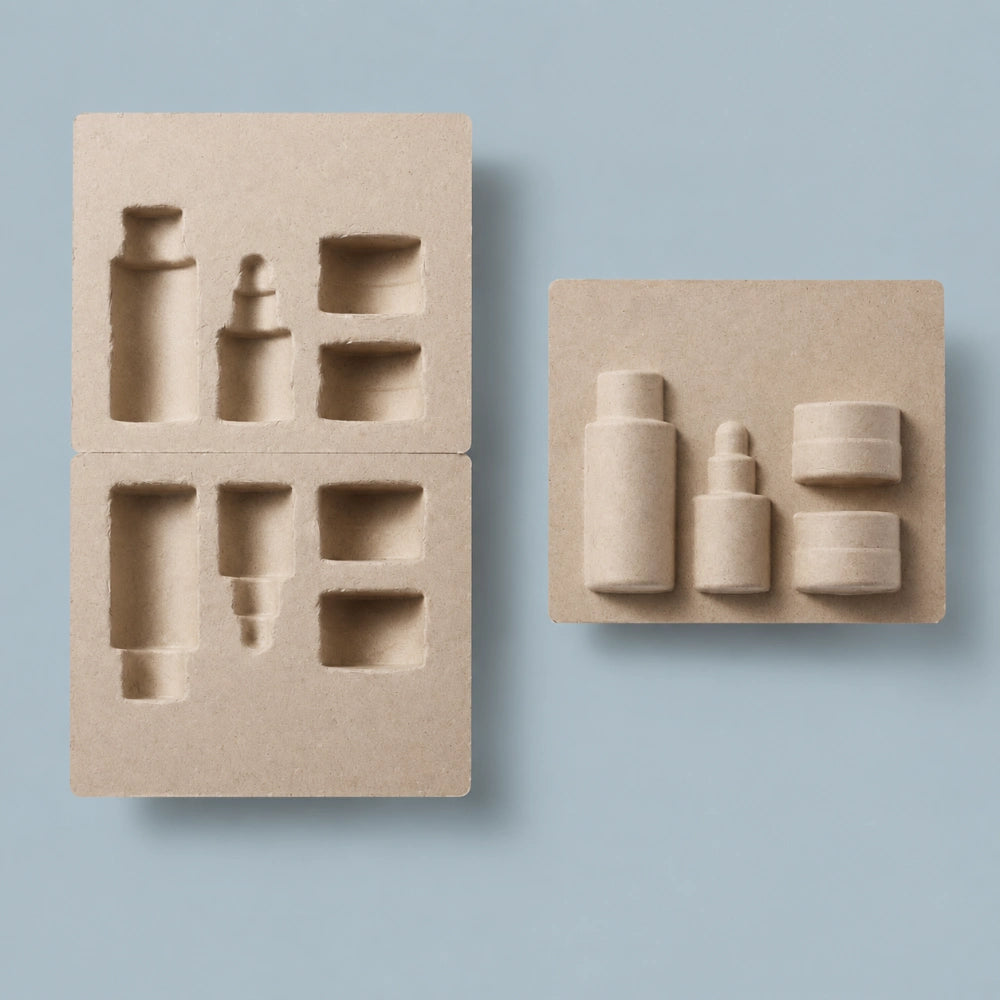Natural Wood Handle Card Skincare Packaging Wholesale