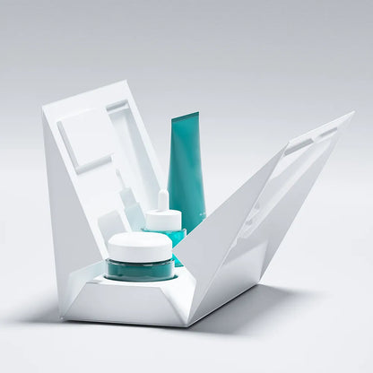 Clamshell Cosmetic Molded Pulp Bagasse Packaging