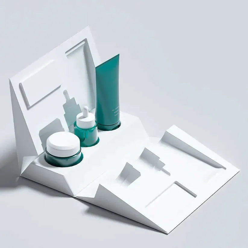 Clamshell Cosmetic Molded Pulp Bagasse Packaging