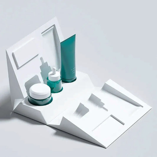 Clamshell Cosmetic Molded Pulp Bagasse Packaging