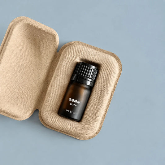 Oat Color Sleep Essential Oil Molded Pulp Packaging