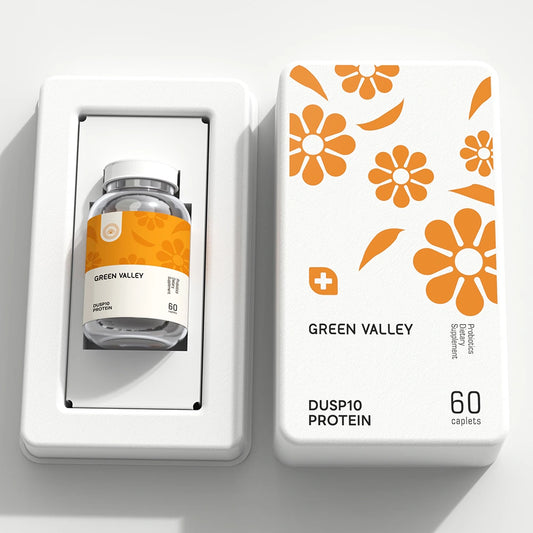 Luxury orange blossom sustainable supplement packaging wholesale