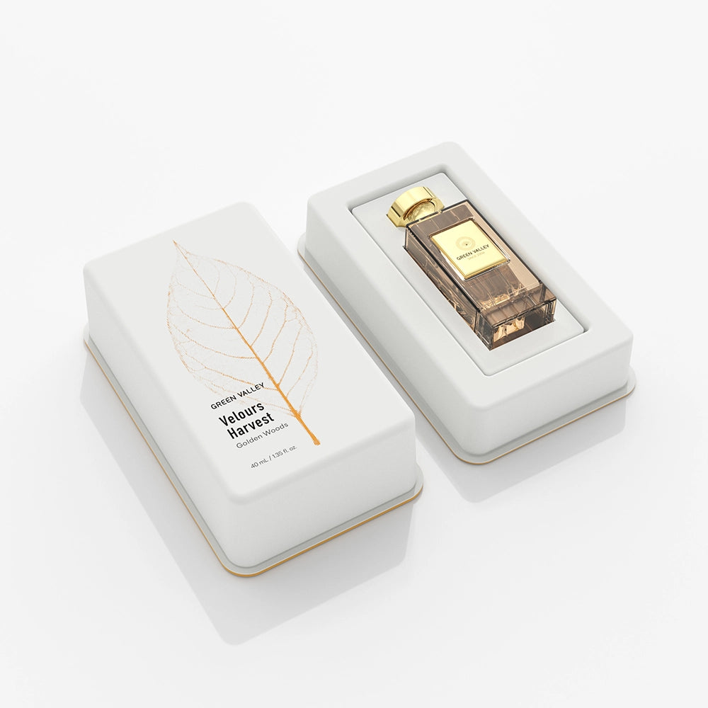 Orange Leaf Vein Sustainable Perfume Packaging - Otarapack