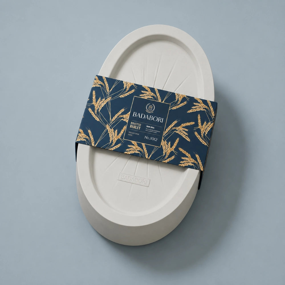 Oval Luxury Sun Line Minimalist Design Perfume Box
