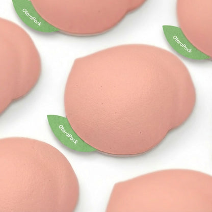 Peach-Shaped Biodegradable Vitamin Gummy Packaging