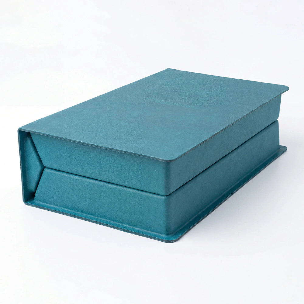 Peacock Blue Pulp Biodegradable Perfume Packaging - Otarapack