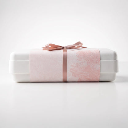 Pink Lace Bow Biodegradable Perfume Box