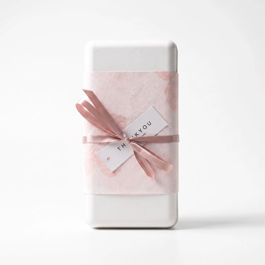 Pink Lace Bow Biodegradable Perfume Box