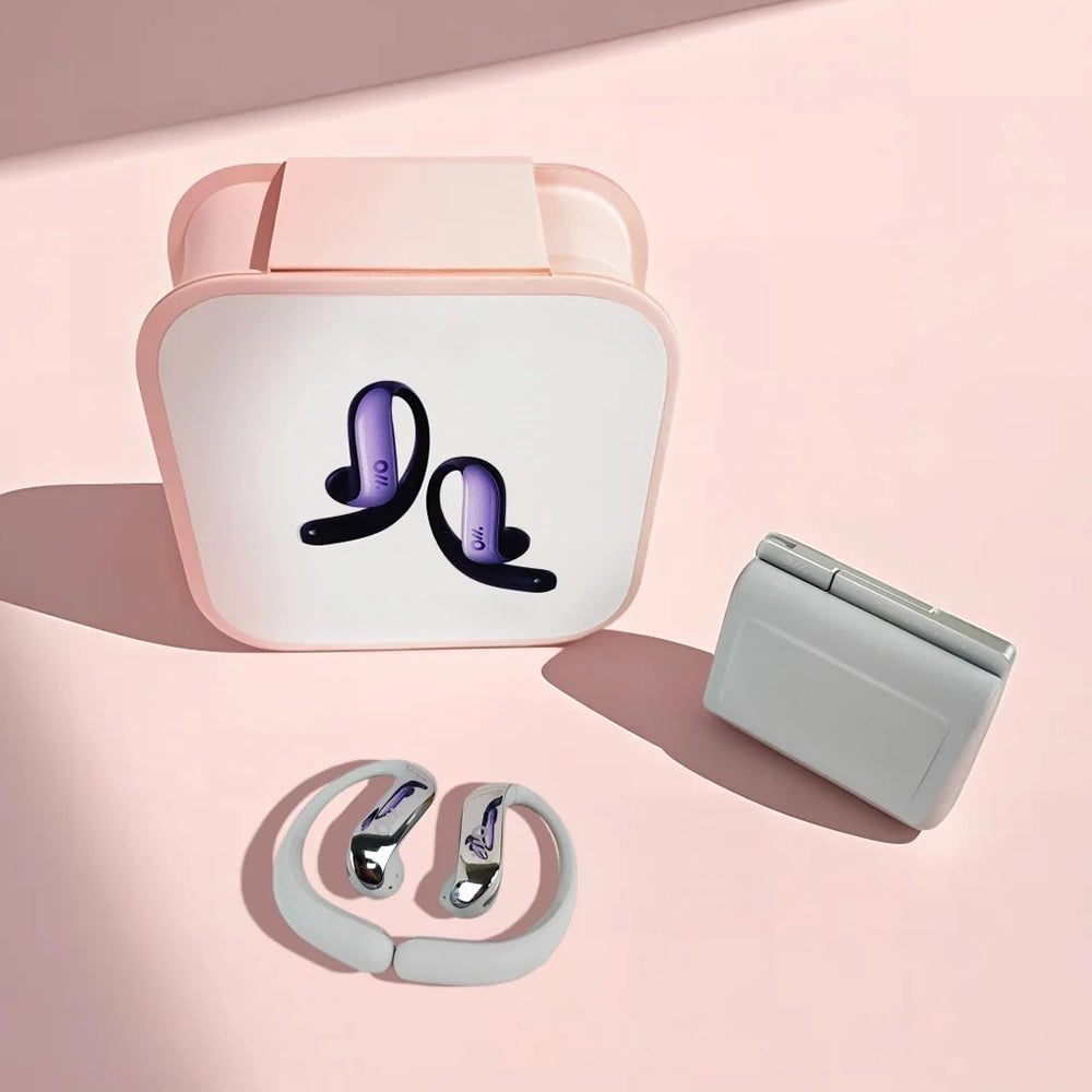 Pink Pulp Flip Top Sustainable Earphone Packaging