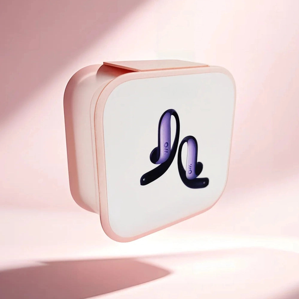 Pink Pulp Flip Top Sustainable Earphone Packaging