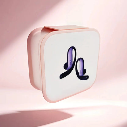 Pink Pulp Flip Top Sustainable Earphone Packaging