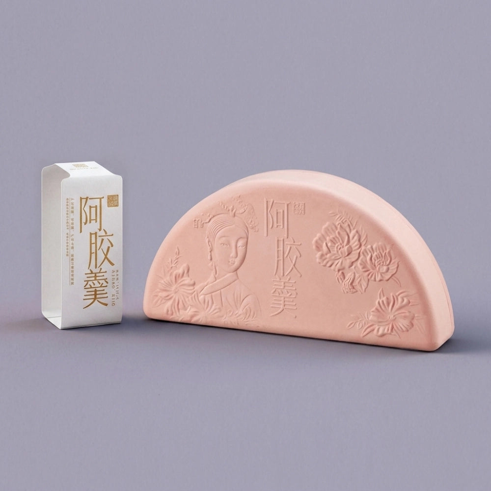 Pink Semicircle Health Supplement Eco Gift Box