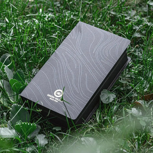 Black Wave Emboss Stock Mold Perfume Box Wholesale