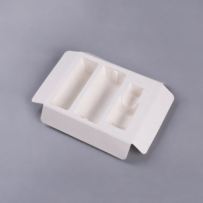 Recycled Biodegradable Insert Skin Care 4 Bottle Paper Blister