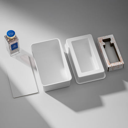 Red Lily Print Biodegradable Perfume Box Wholesale